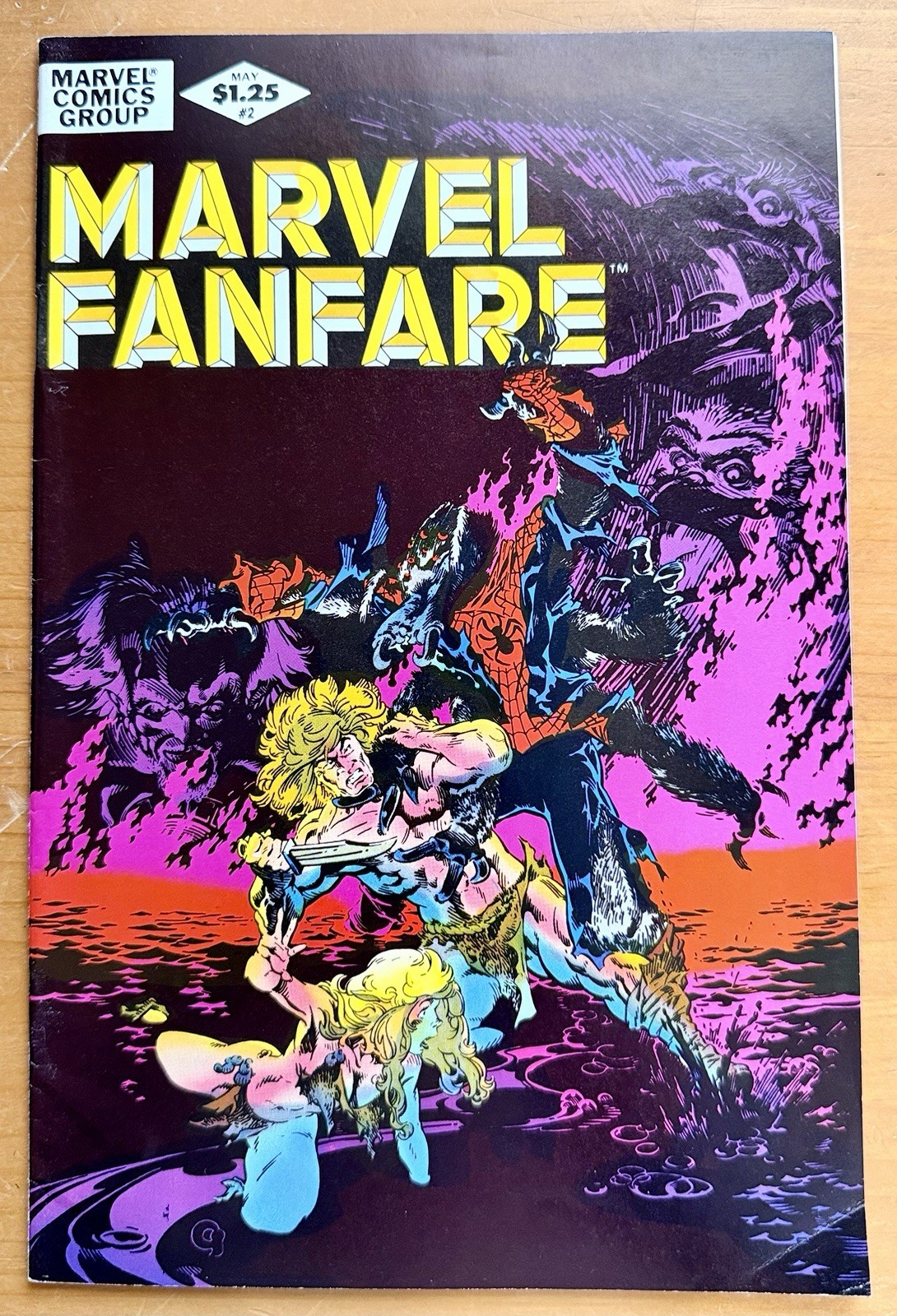 Marvel Fanfare 2 (1982) – 1st Man-Spider Spider-man Brand New Day VF