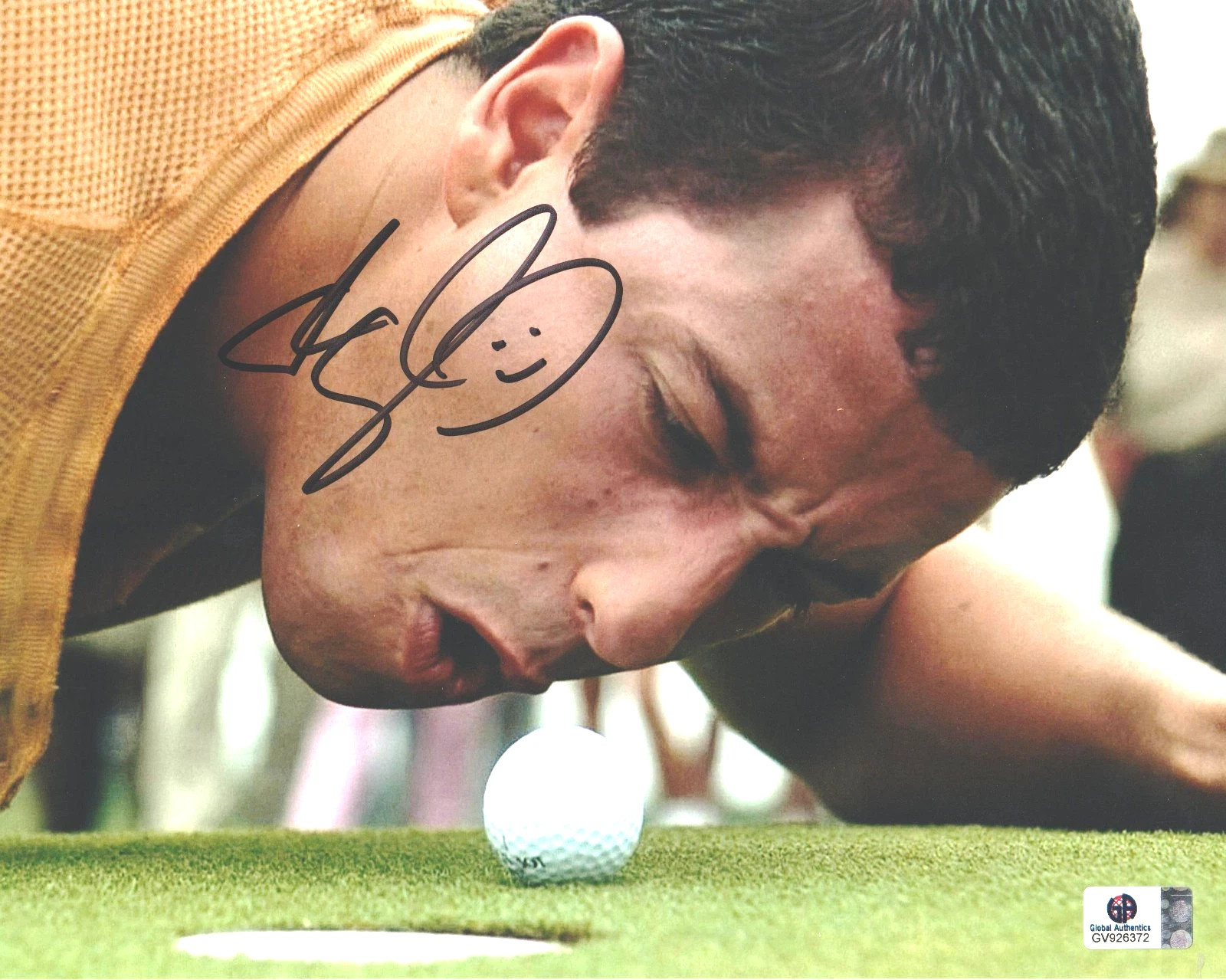 ADAM SANDLER Happy Gilmore signed photo MUST SEE UNIQUE SIGNATURE with holo COA