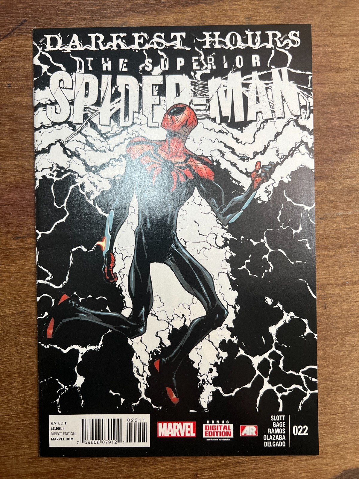 Superior Spider-Man 22 Marvel Comics Secret Avengers Venom Flash Thompson 2014