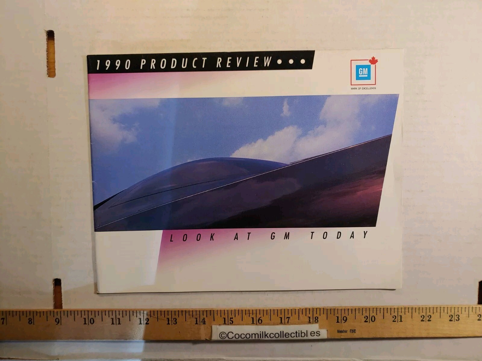 Vintage 1990 General Motors of Canada Product Review Look At GM Today Brochure