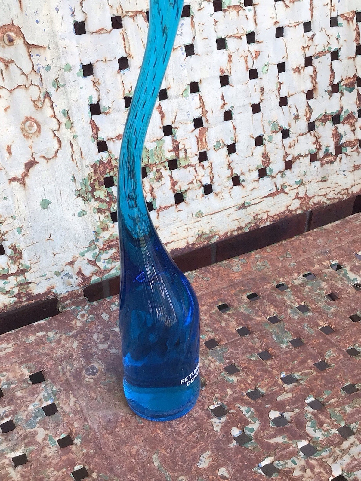 Vintage 20” Tall Pepsi Stretched Glass Soda Bottle Art Fair Carnival Prize 16 Oz