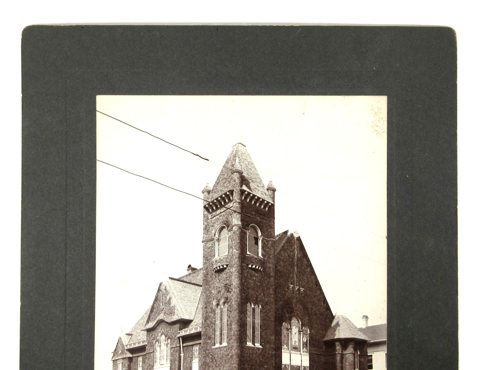 Santa Rosa CA Christian Church Cabinet Photo Shaw Third Street Gallery 1910s