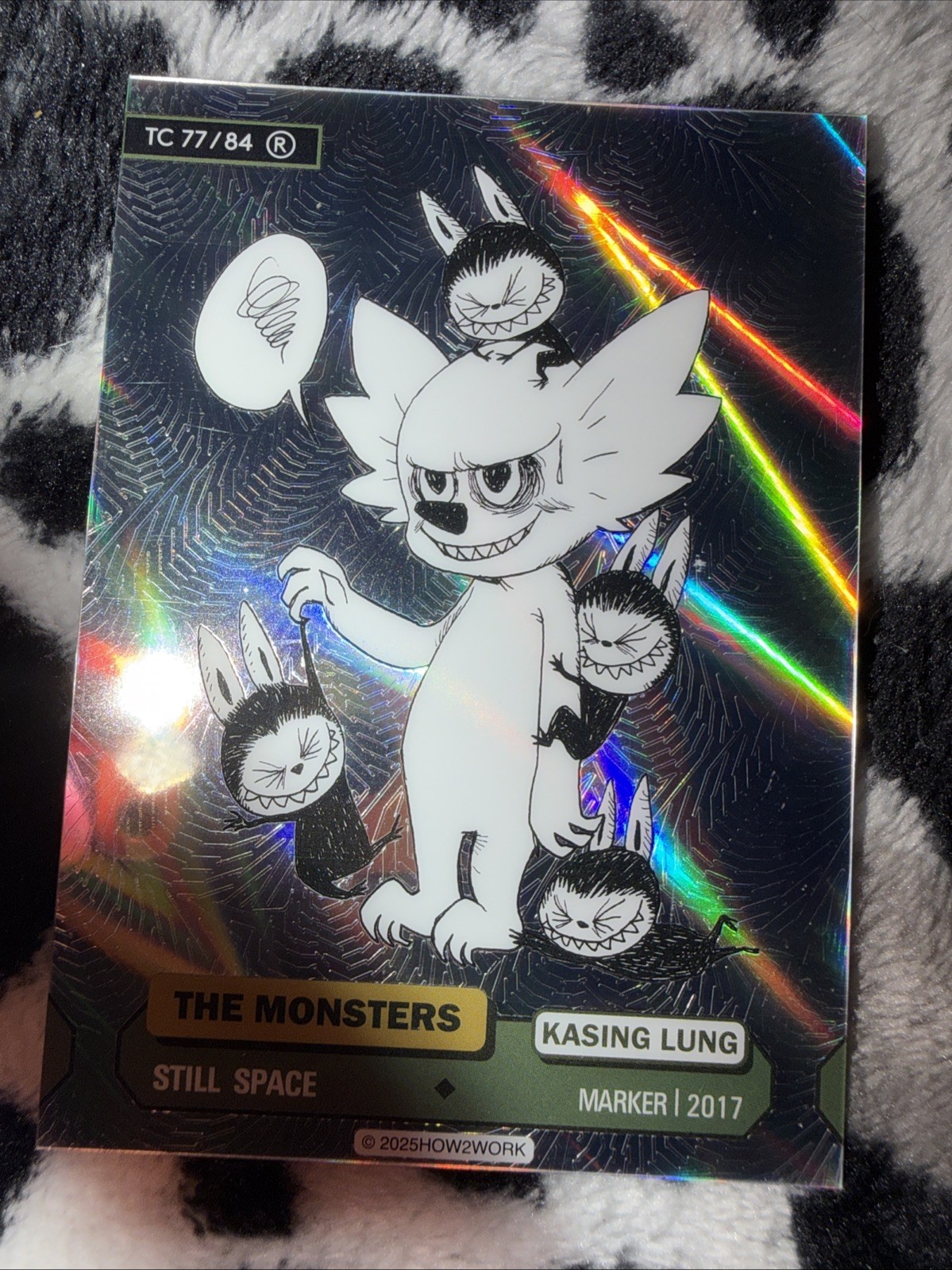 2025 How2work The Monsters Labubu Series 3 Kasing Lung TC 77/84 R Still Space 1