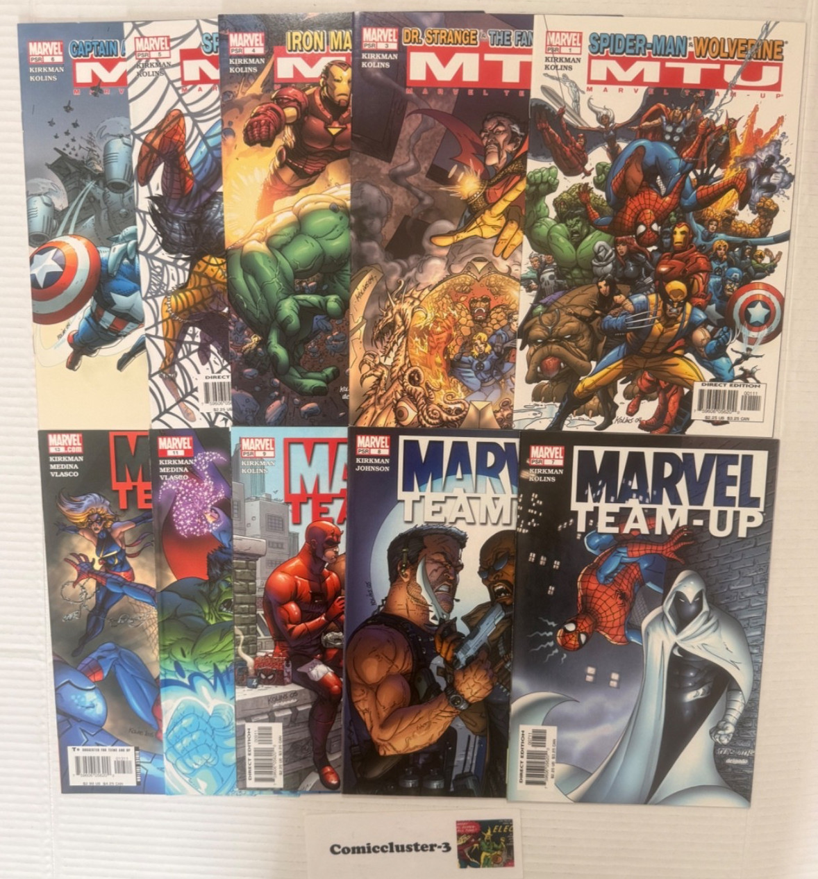 Marvel Team Up 1-13 MTU 2005 lot No 2, 10, 12 Avengers Doomsday Tony Stark Doom