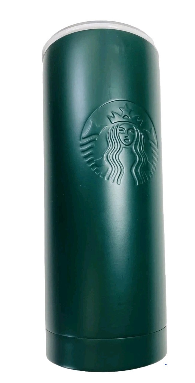 Starbucks 2022 Matt Green Insulated Stainless Steel Tumbler 20 Fl oz Travel Lid