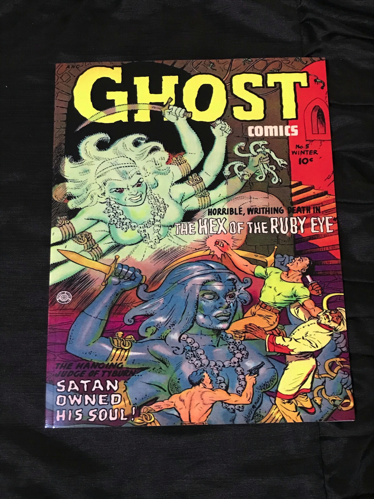 Pre-Code Horror Fiction House 1952 Ghost Comics #5 CGC 3.0 G/VG w/ Reprint Copy!