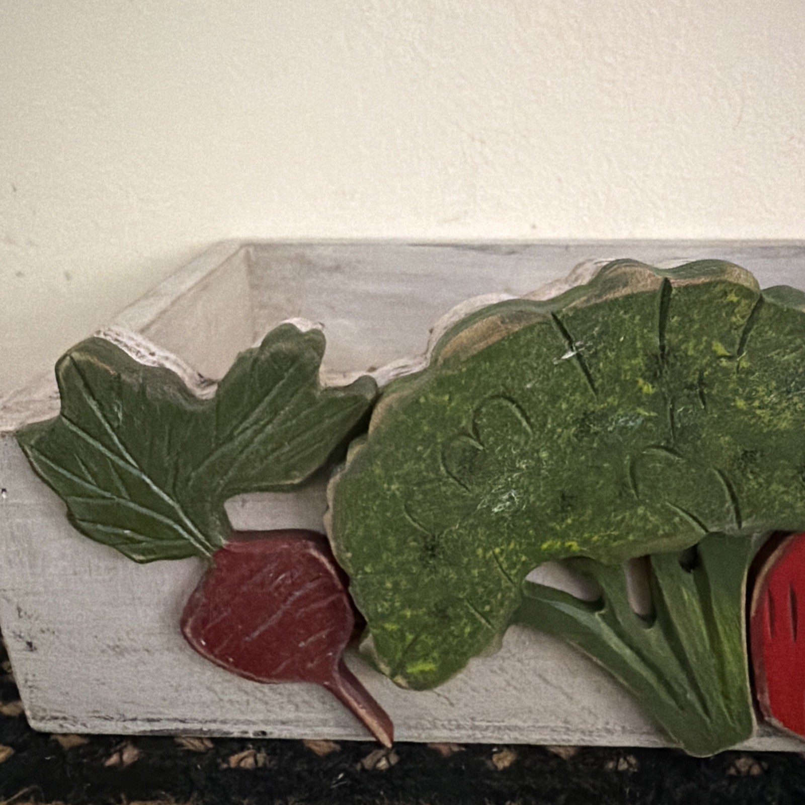 Countertop Wood Fruit/Vegetable Open Crate