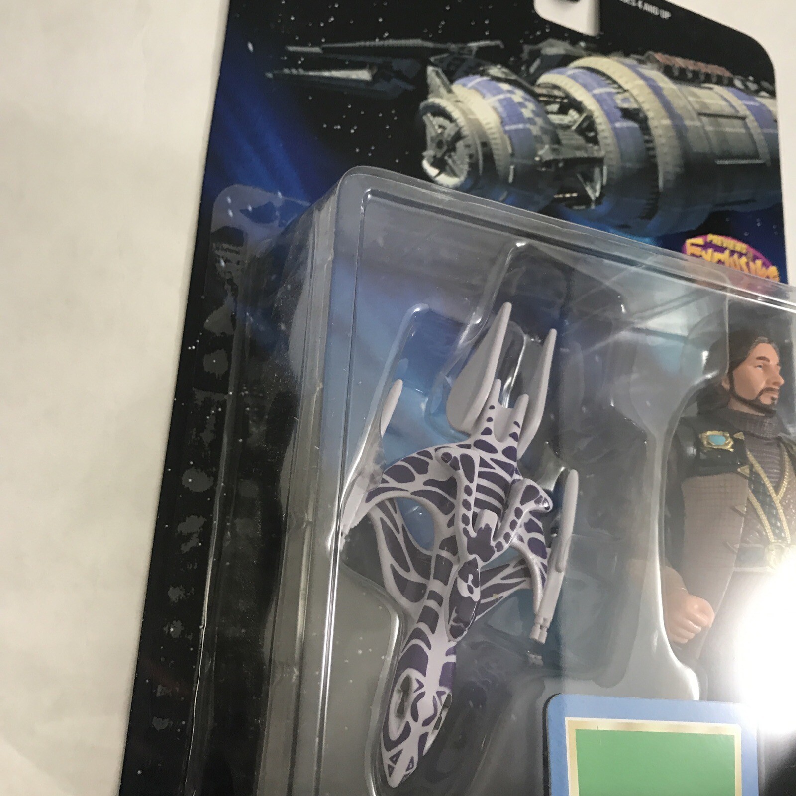 BABYLON 5 MARCUS Cole Action Figure with WHITESTAR WB Toy 1997 MOC New