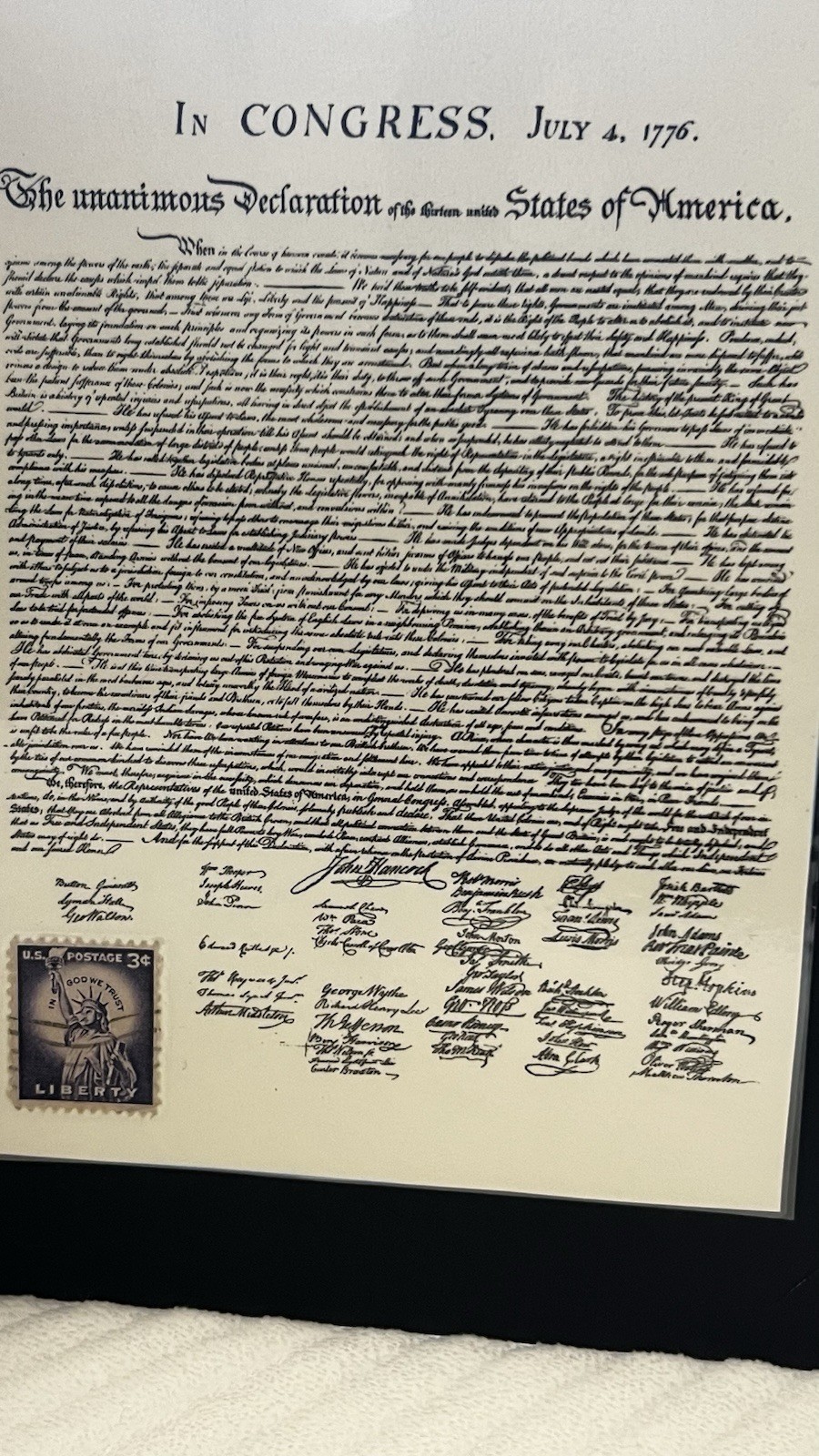 🔥 ESTATE FIND $2 Bill Declaration Display w/ Stamp | Patriotic Lot