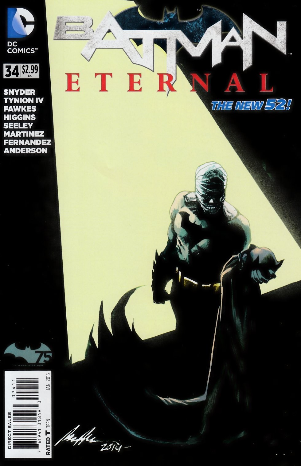 Batman Eternal #34 (2015) Very Fine (8.0) DC Comic FREE Ship on orders over $50