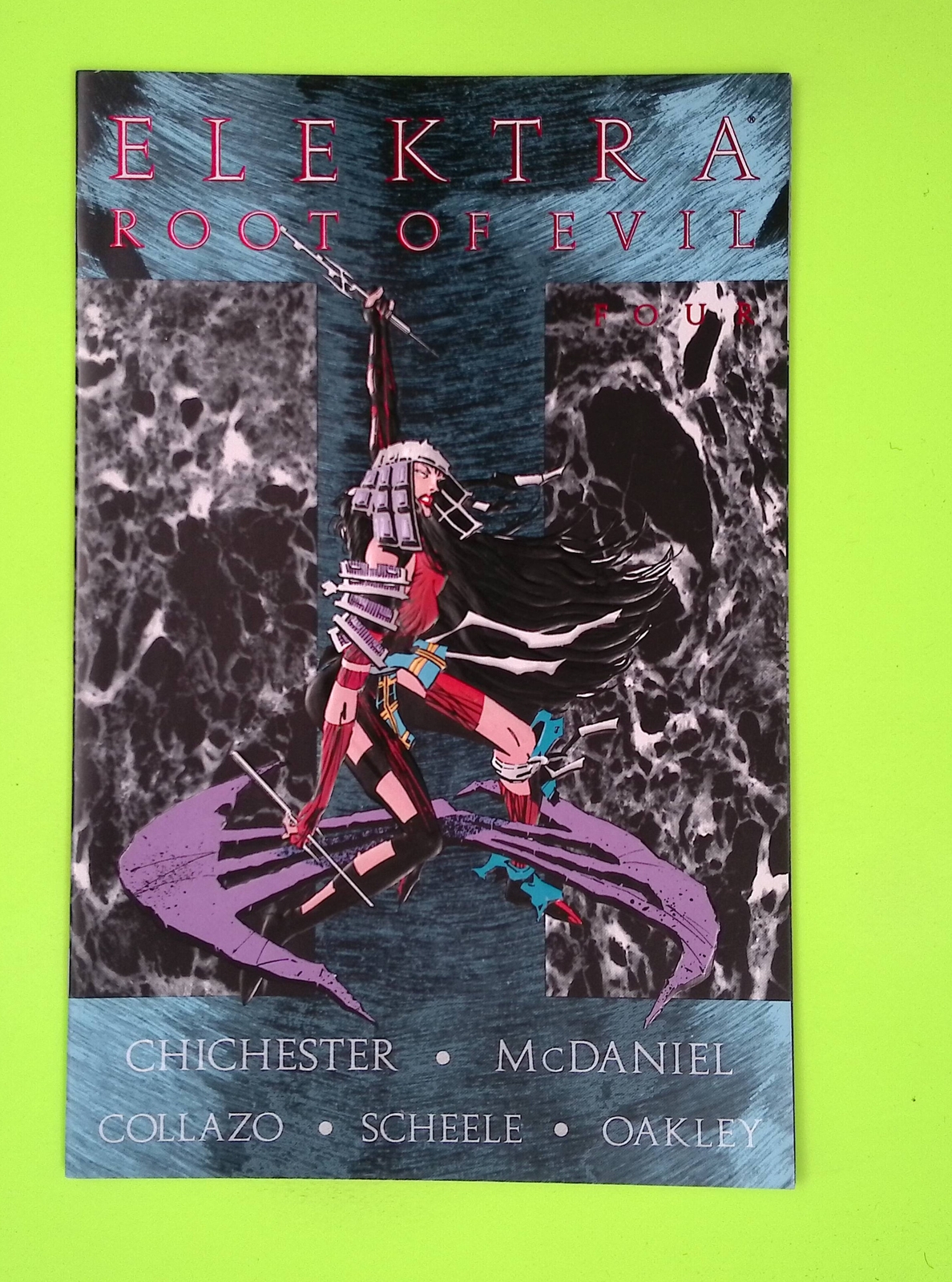 Elektra Root of Evil #4 1995 Marvel Comics High Grade Comic Book A82-84