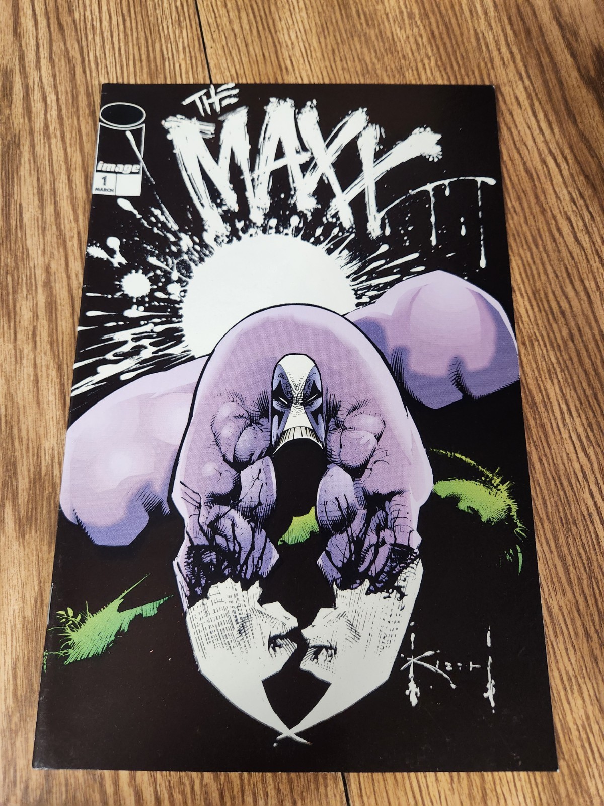 The Maxx 1 Glow In The Dark Cover 1st Appearance The Maxx Sam Kieth Image Comics