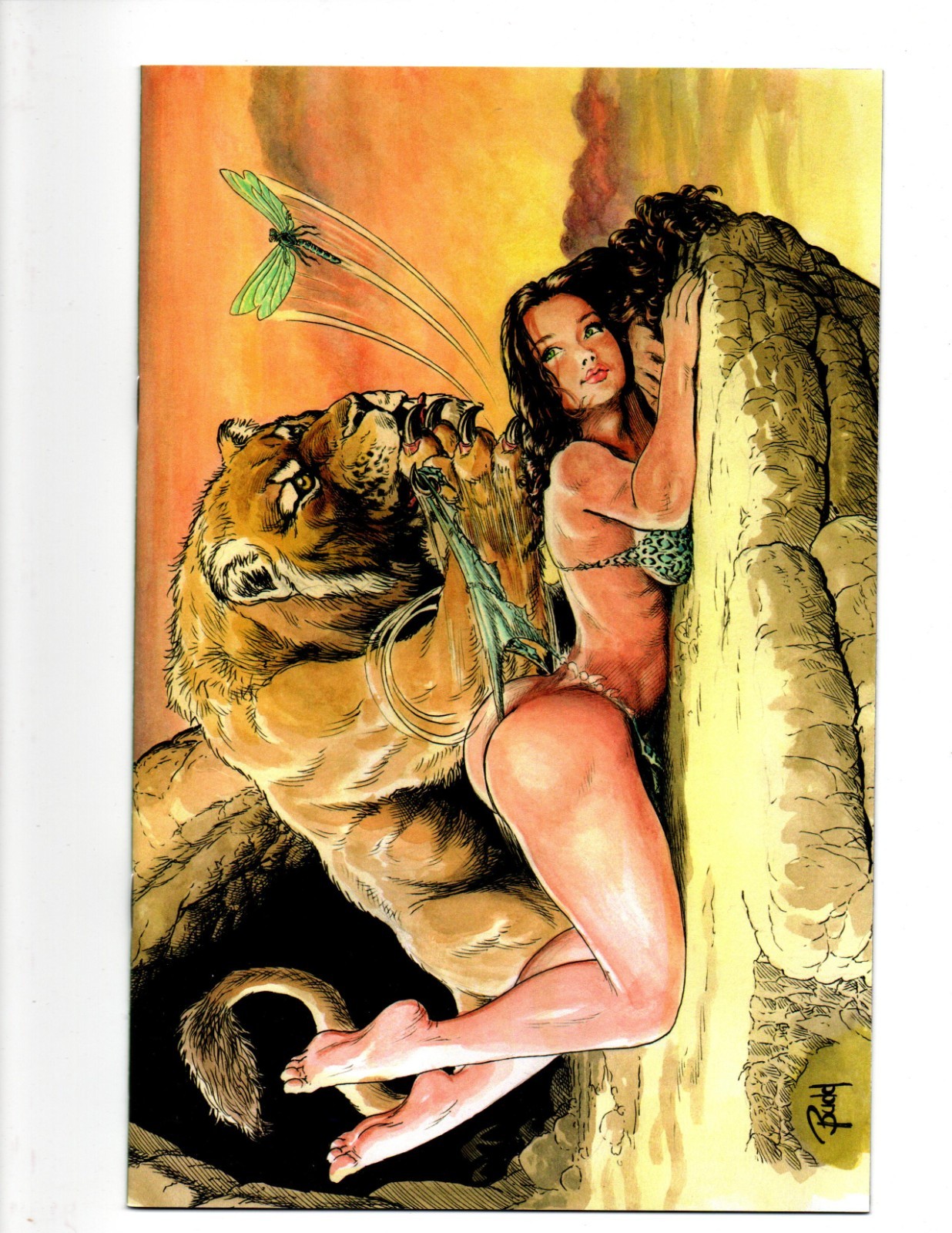 Cavewoman Deadly Venom Special Edition D Budd Root Limited to 600 NM- Amryl