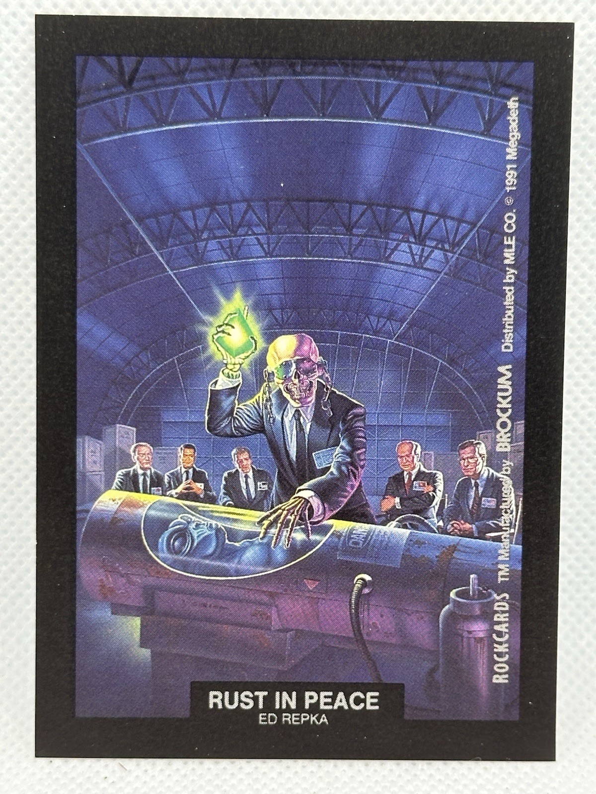 1991 BROCKUM ROCK CARDS COMPLETE INSERT SET OF 18 ART STICKERS PACK FRESH!🔥