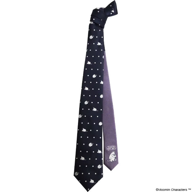 Moomin Necktie Tie (Boxed) Moomin Jacquard MM-9116 Navy Japan New
