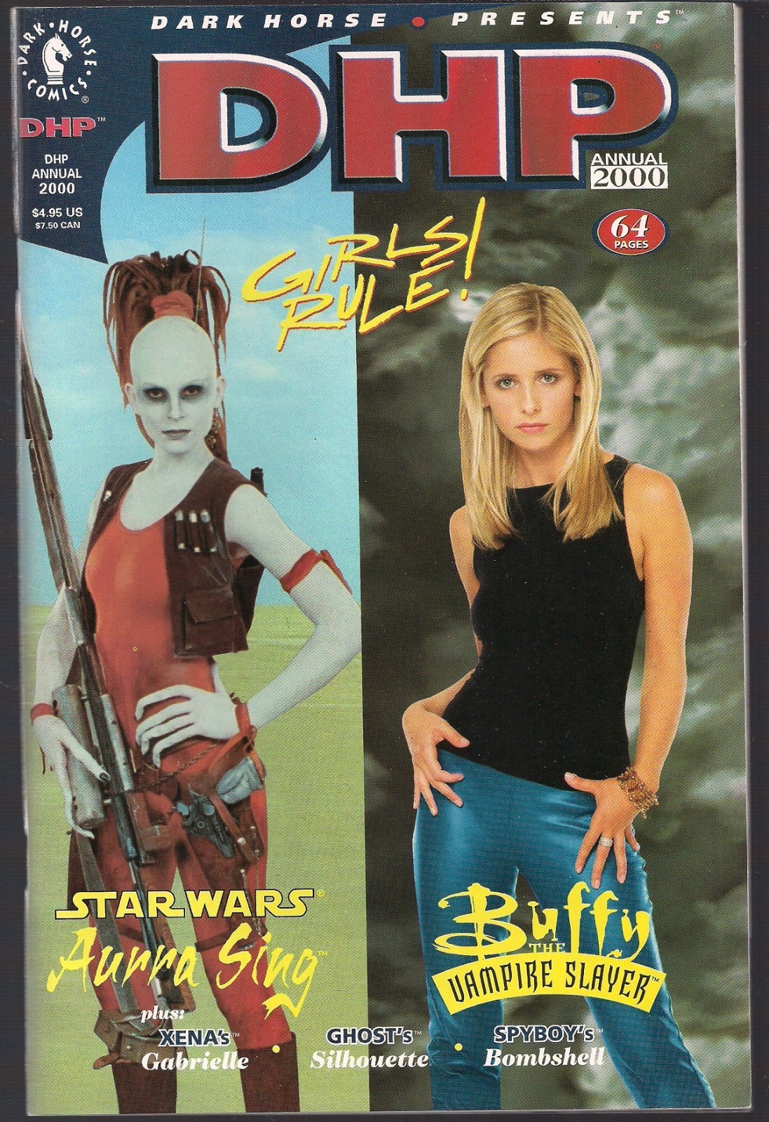 DARK HORSE PRESENTS DHP ANNUAL 2000 GIRLS RULE BUFFY & STAR WARS PHOTO XENA+ NM-