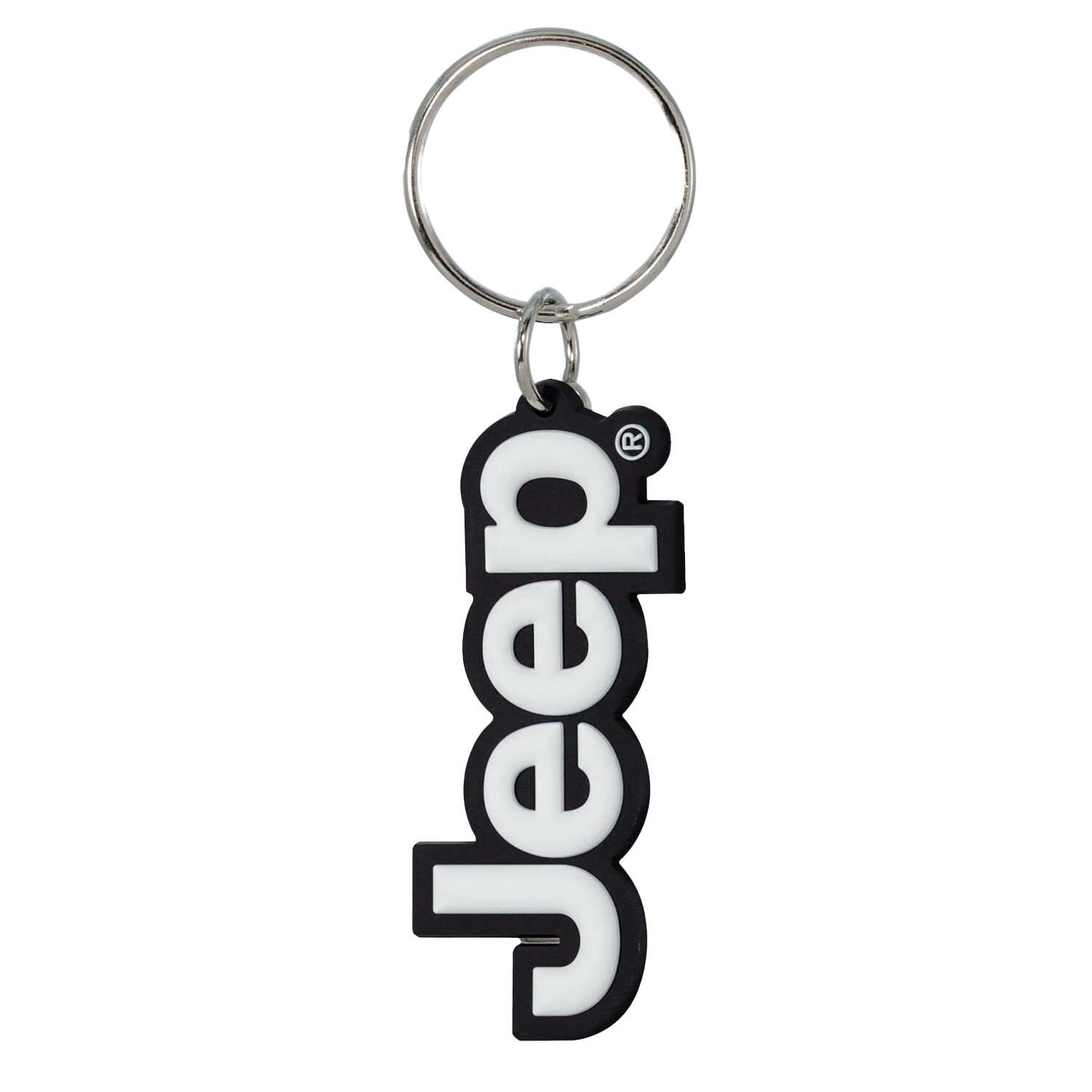 Plasticolor Jeep Keychain – Durable Rubber Key Chain with Iconic Jeep Logo
