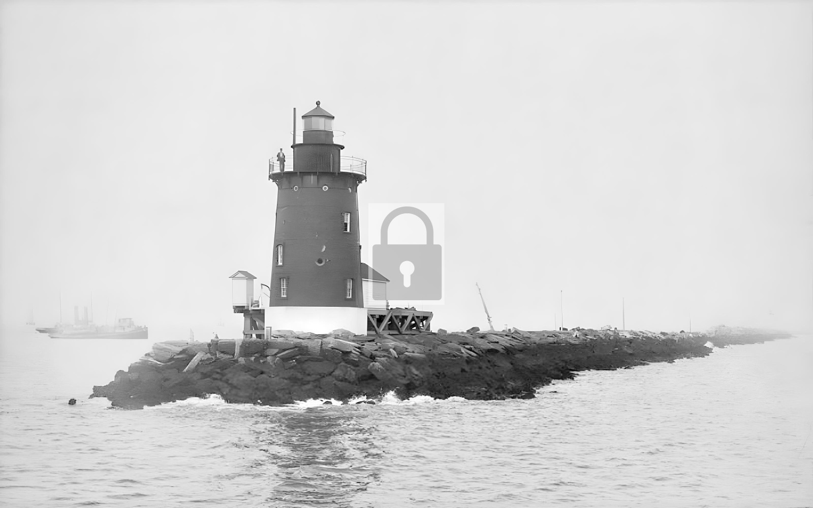 Delaware Breakwater East End Light House Lewes DE – Reprint