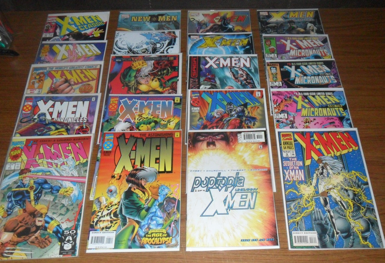 20 Marvel X-Men Comics See photo for Title and Issue Numbers.