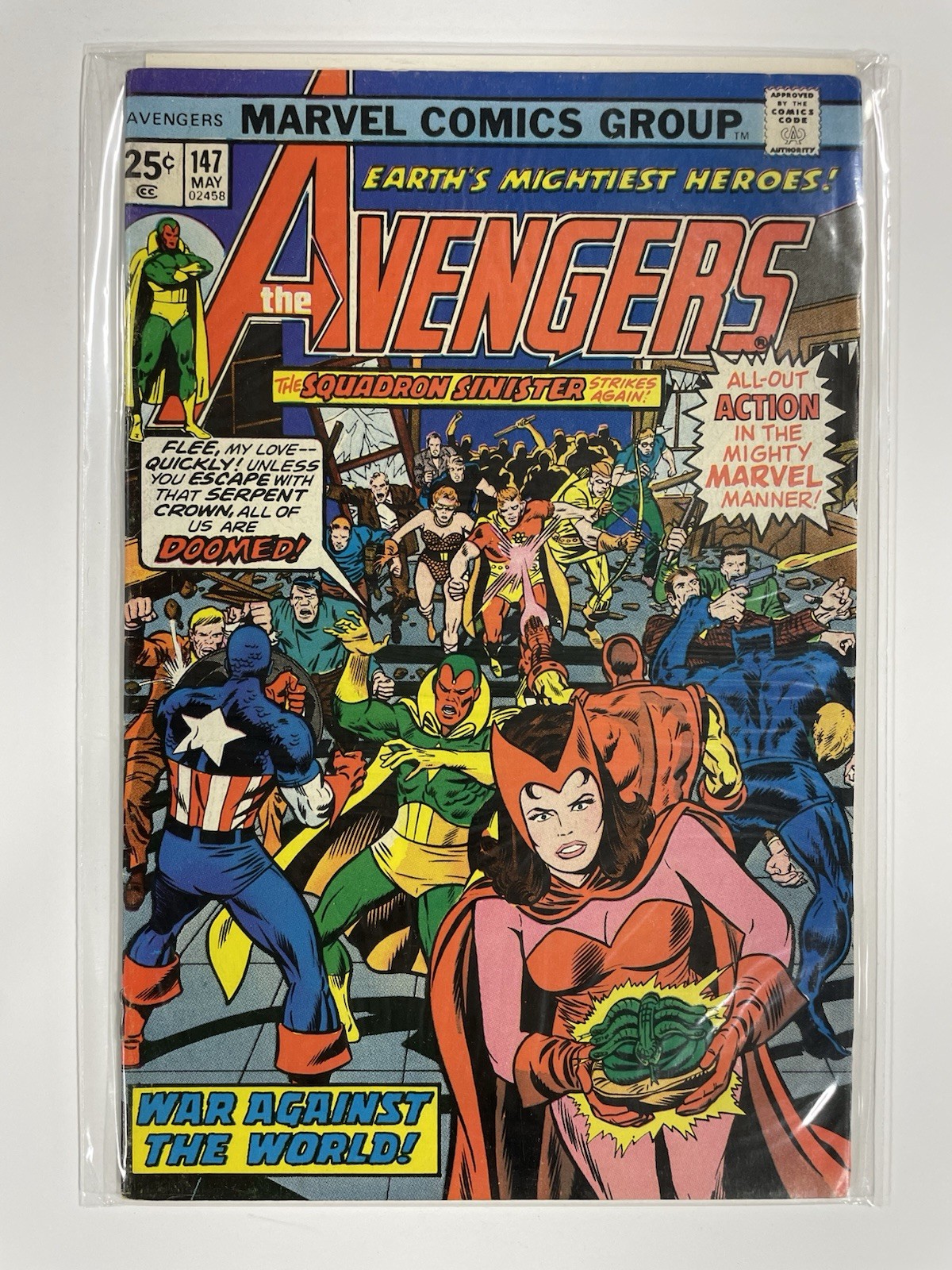Avengers 147 Fine FN 6.0 Marvel 1976