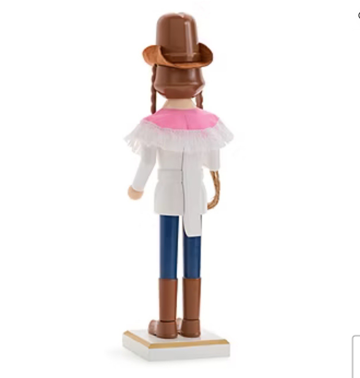 North Pole Trading Co. 14in Cowgirl Wood Christmas Nutcracke