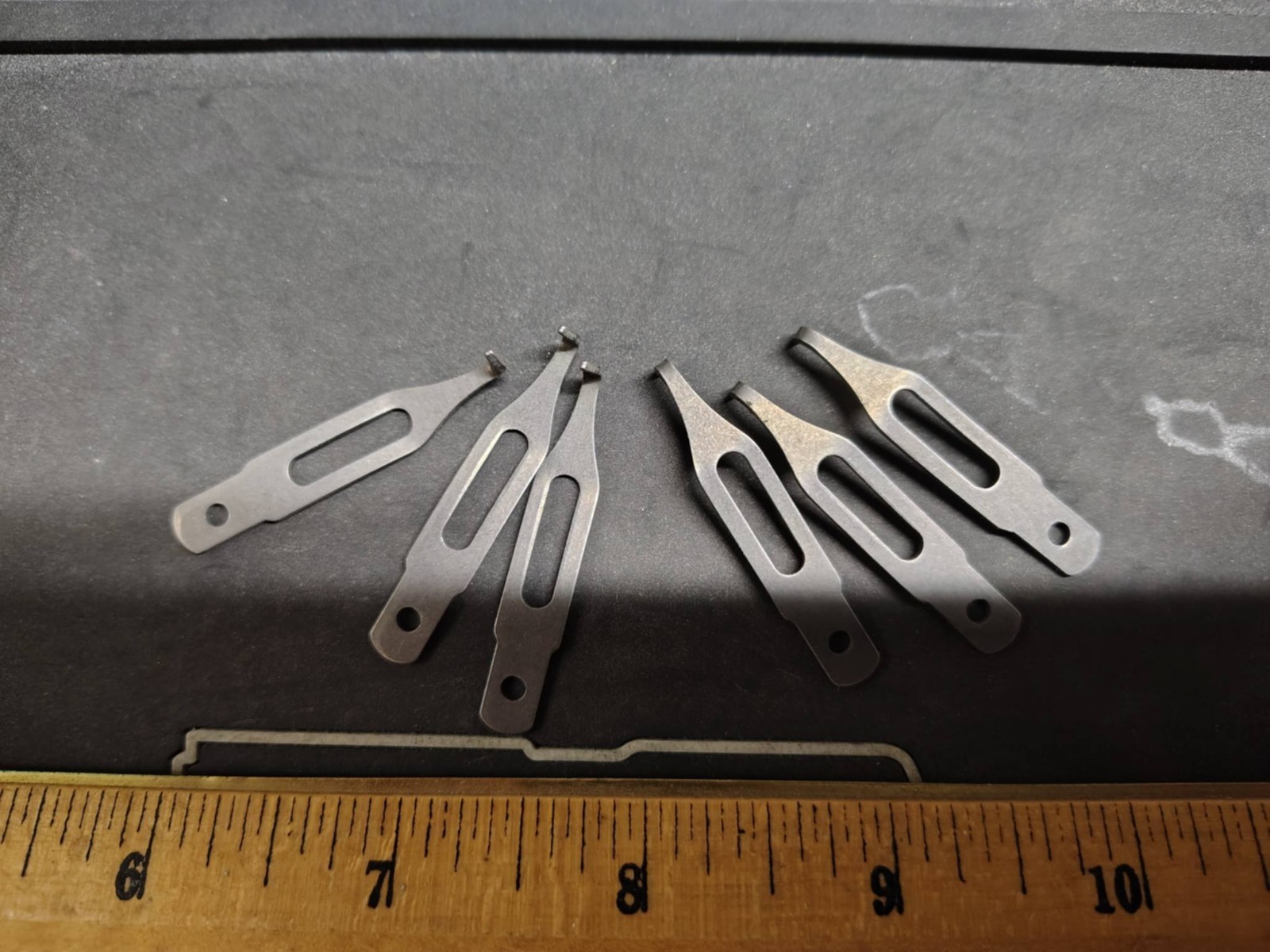 Lot of 6 factory new sears for many Italy knife stilettos parts E-011