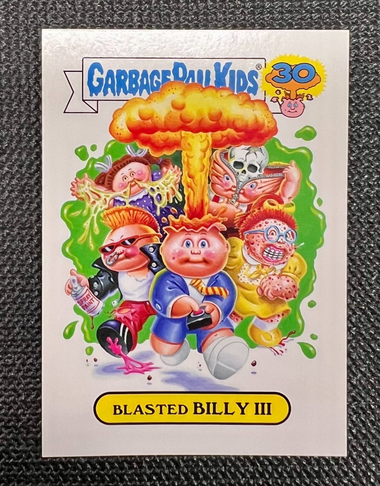 2015 Garbage Pail Kids 30th Anniversary: 1b , Blasted Billy 3 Base Set Checklist