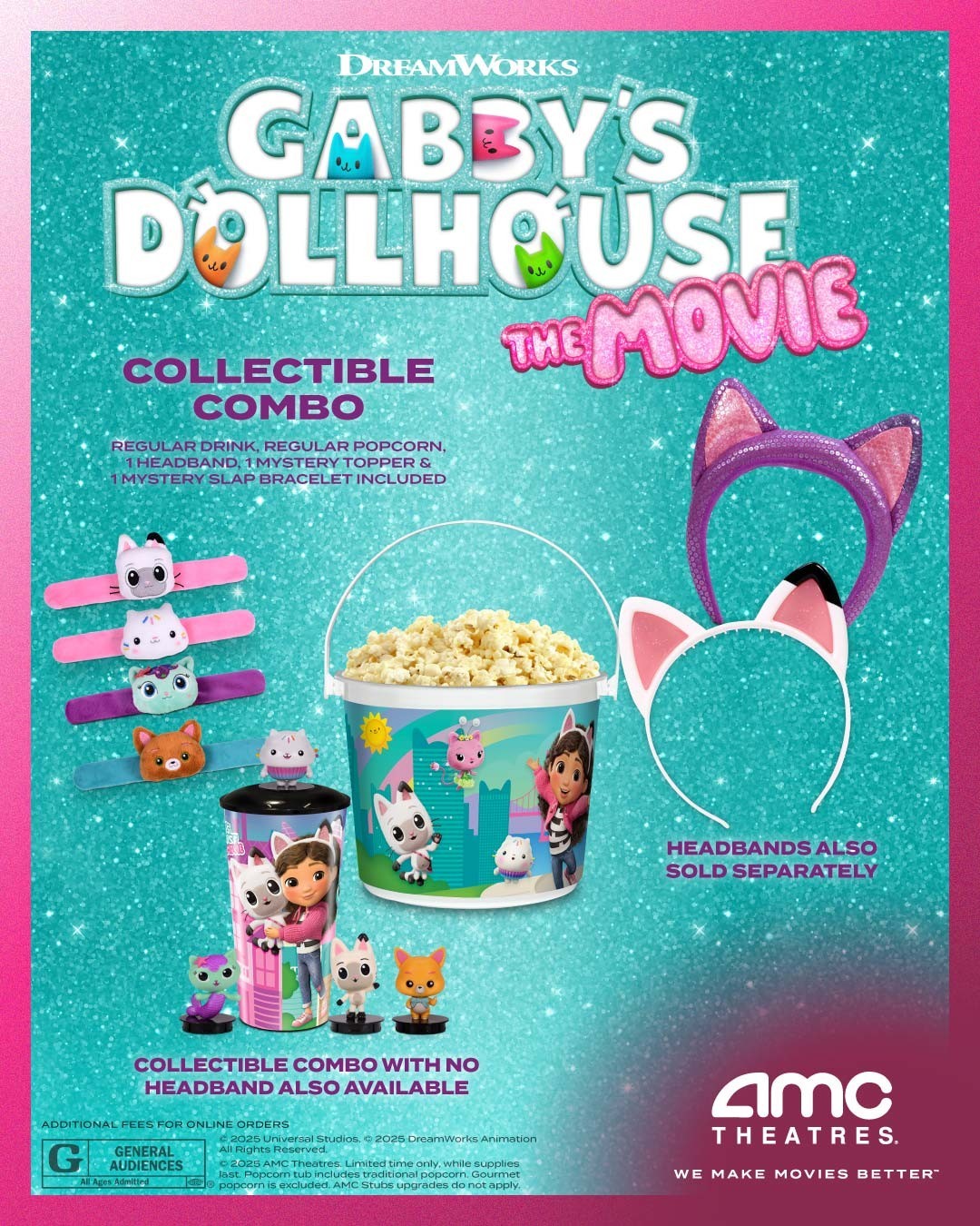 BRAND NEW AMC Exclusive Gabby’s Dollhouse Cup Topper Only – Mercat