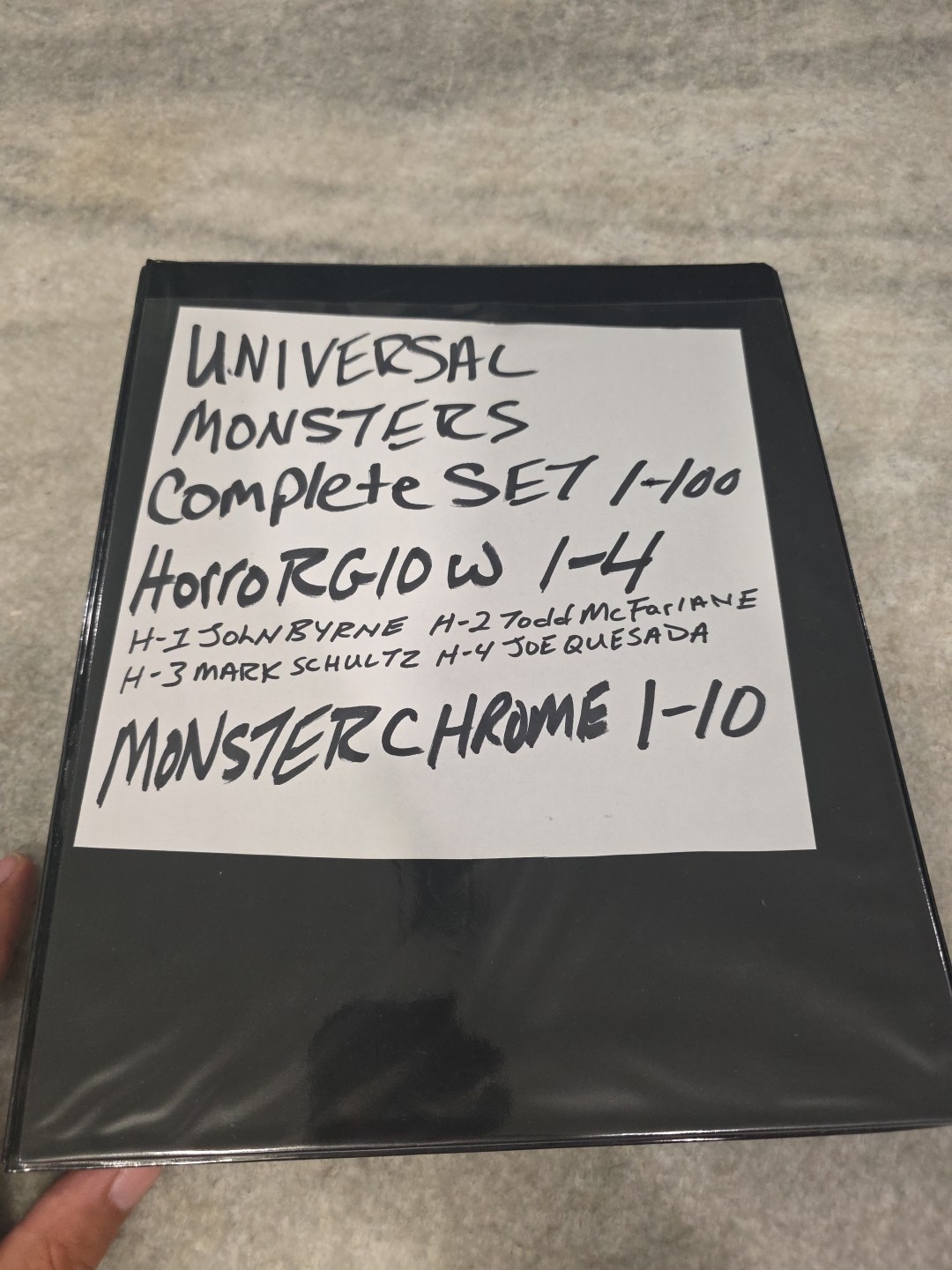 1994 UNIVERSAL MONSTERS COMPLETE SET Topps Complete 100 PLUS CHASE CARDS VHTF