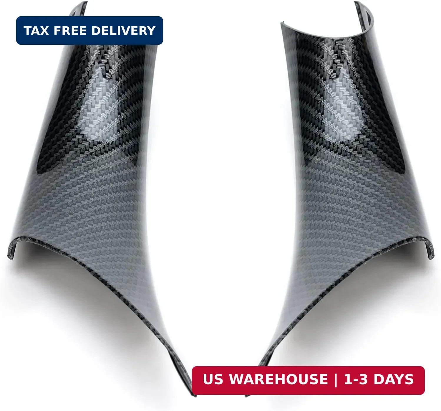 Door Pull Handle Cover For BMW 3 4 Series F30 F32 M3 M4 Carbon Fiber Front Left