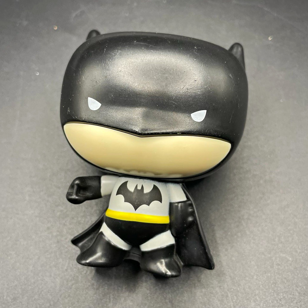 Burger King DC Batman Bobblehead Figure Plastic Black/Gray/Yellow (1 Pack)
