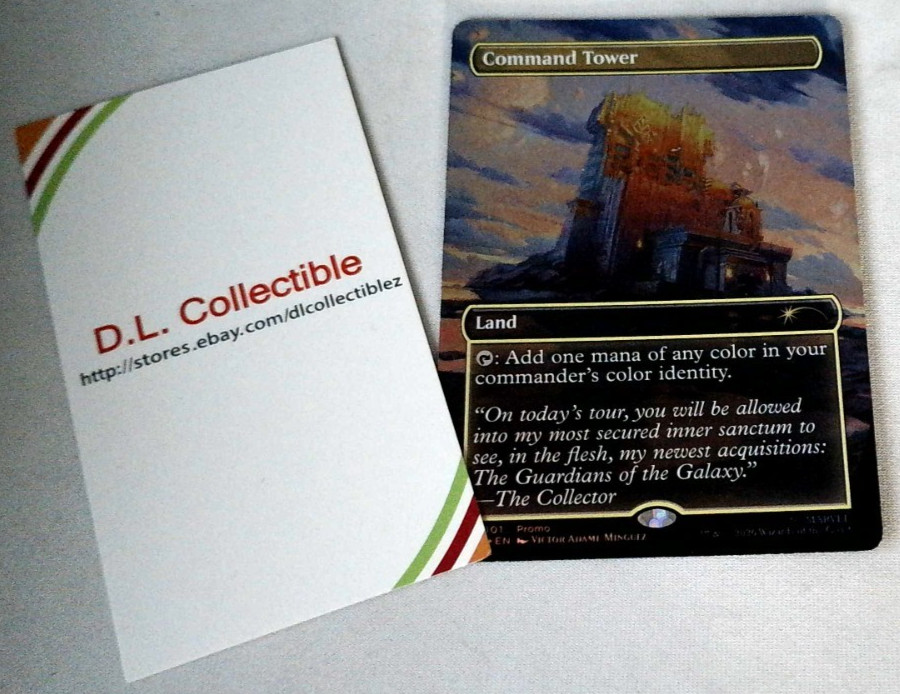 Disney MTG Command Tower Marvel Super Heroes Park Promo FOIL Collectors Fortress