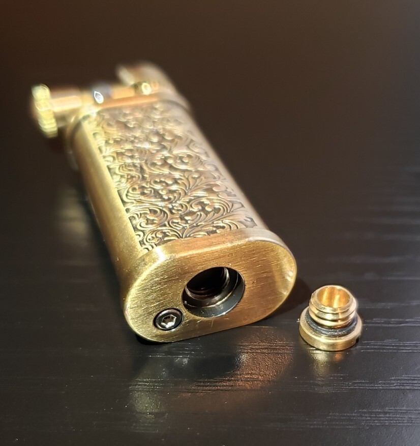 *COMBO* VINTAGE RETRO STYLE ROLLER LIGHTER Retro Fuel Saving Lighter O Ring USA