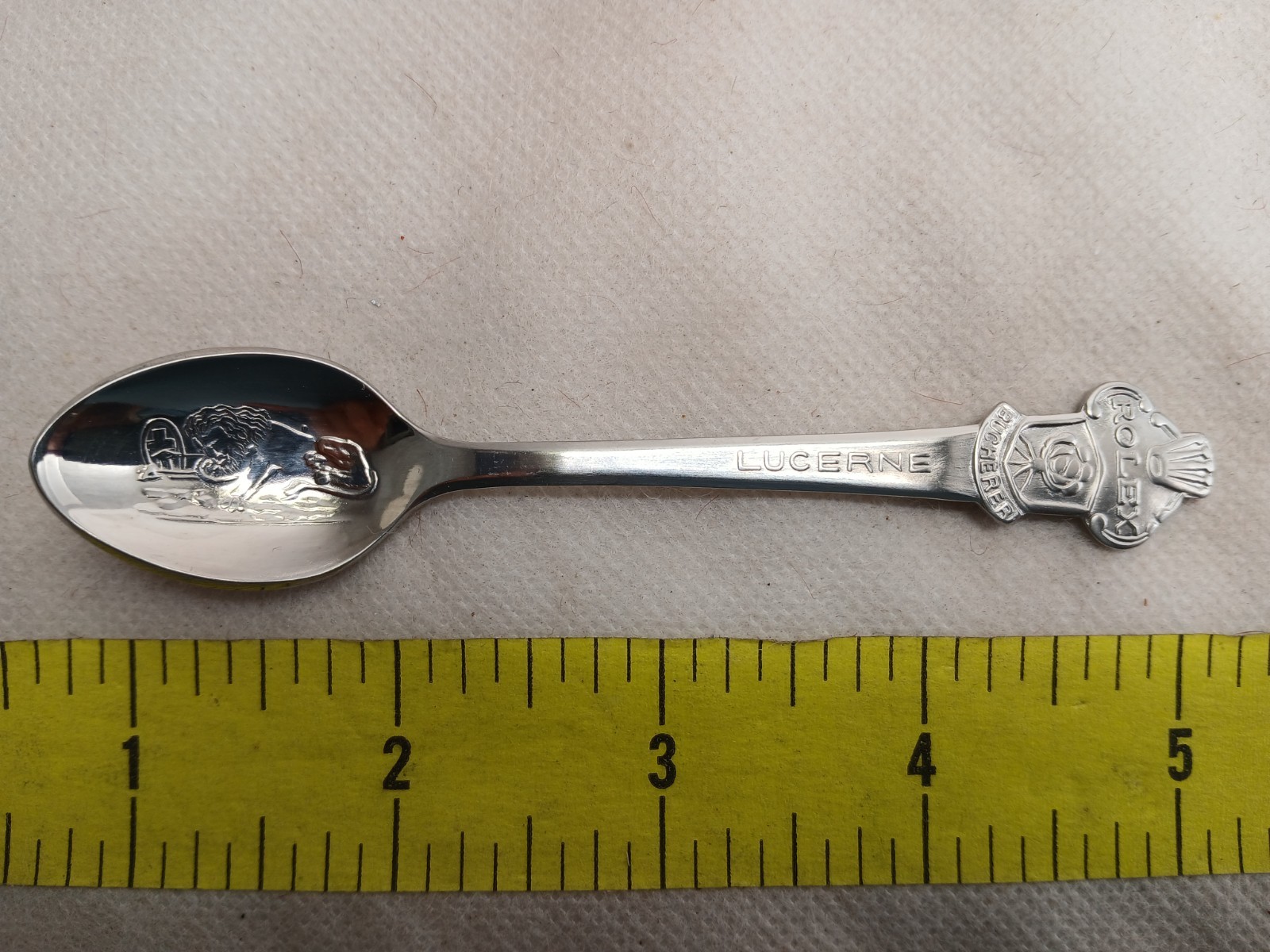 ROLEX Bucherer of Switzerland SOUVENIR SPOON Basel Collectors Piece – LUCERNE