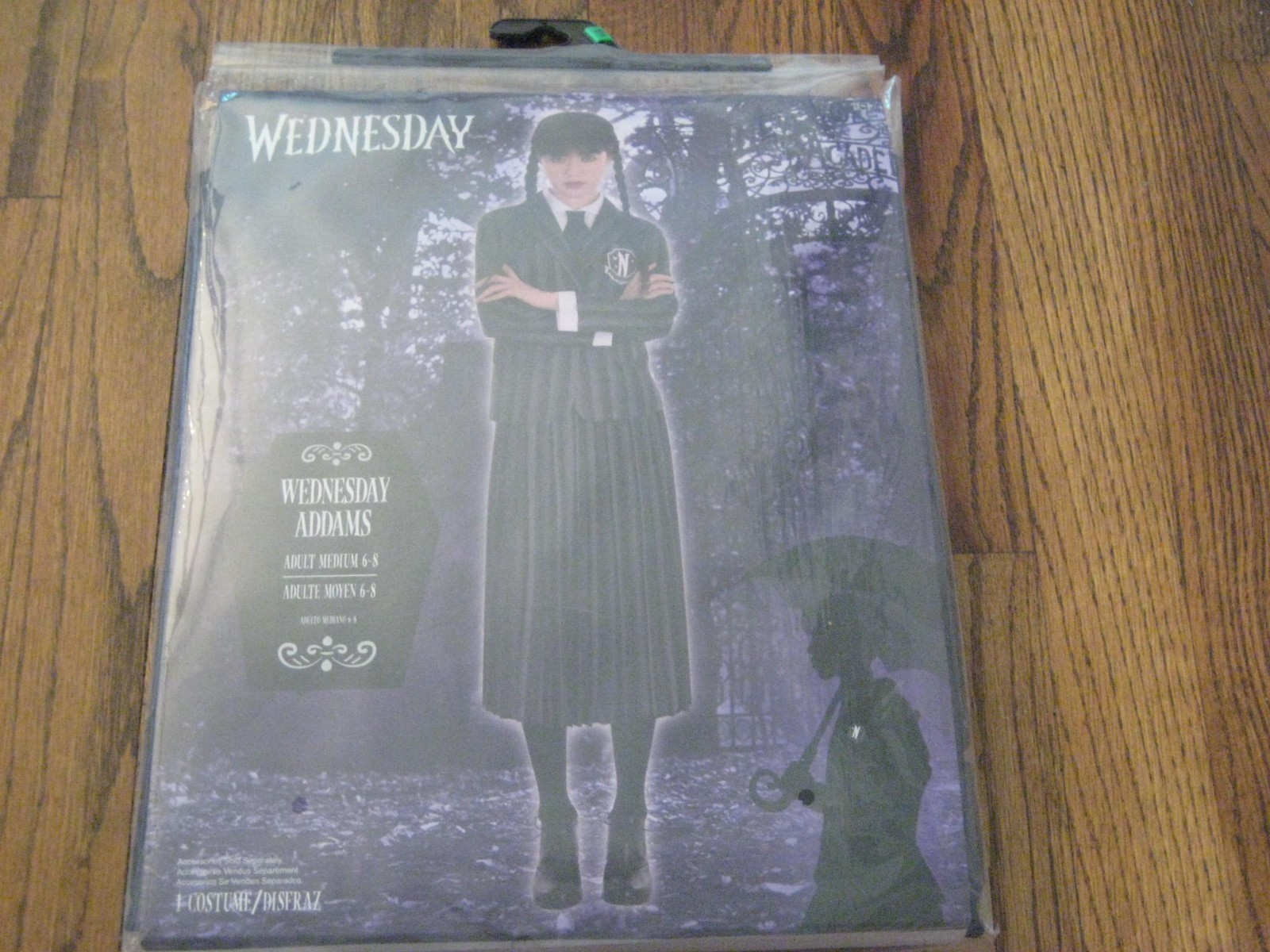 The Addams Family Wednesday Costume Ault Medium sizes 6-8 New! Halloween