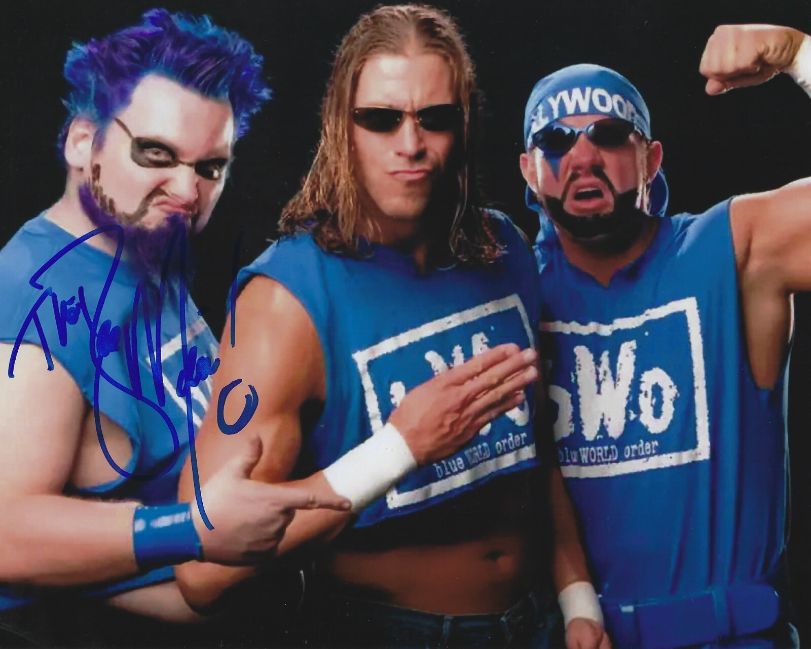 Blue Meanie Signed Autographed 8×10 Photo – WWE NWO Wrestling – w/COA