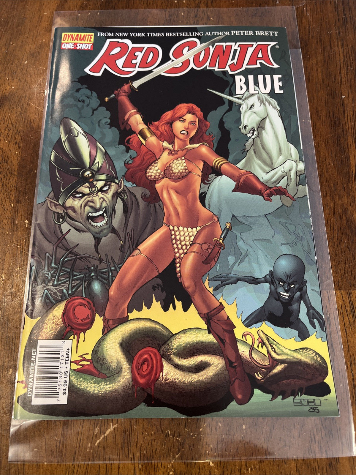 DYNAMITE COMICS: RED SONJA ONE SHOT: BLUE, MEL RUBI COVER NM- 2011
