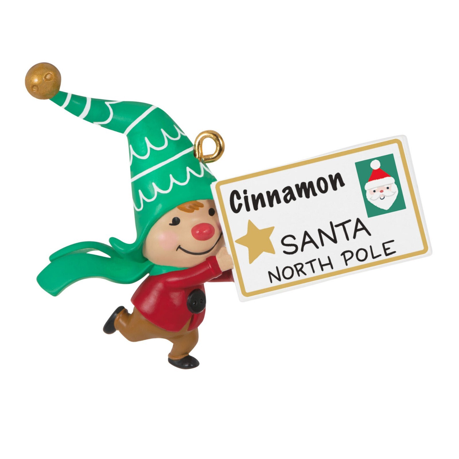 Hallmark 2023 Keepsake Cinnamon’s Letter To Santa Ornament