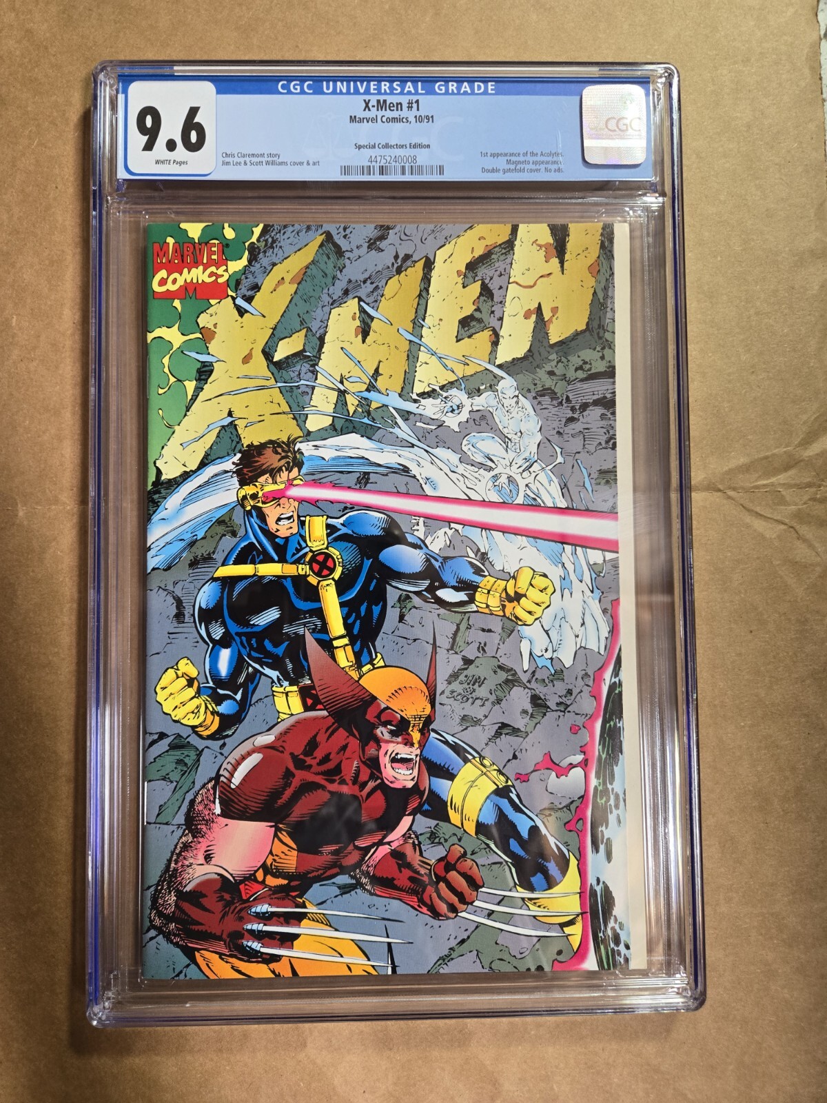 X-Men #1 CGC 9.6 Special Edition , Jim Lee Marvel 10/91