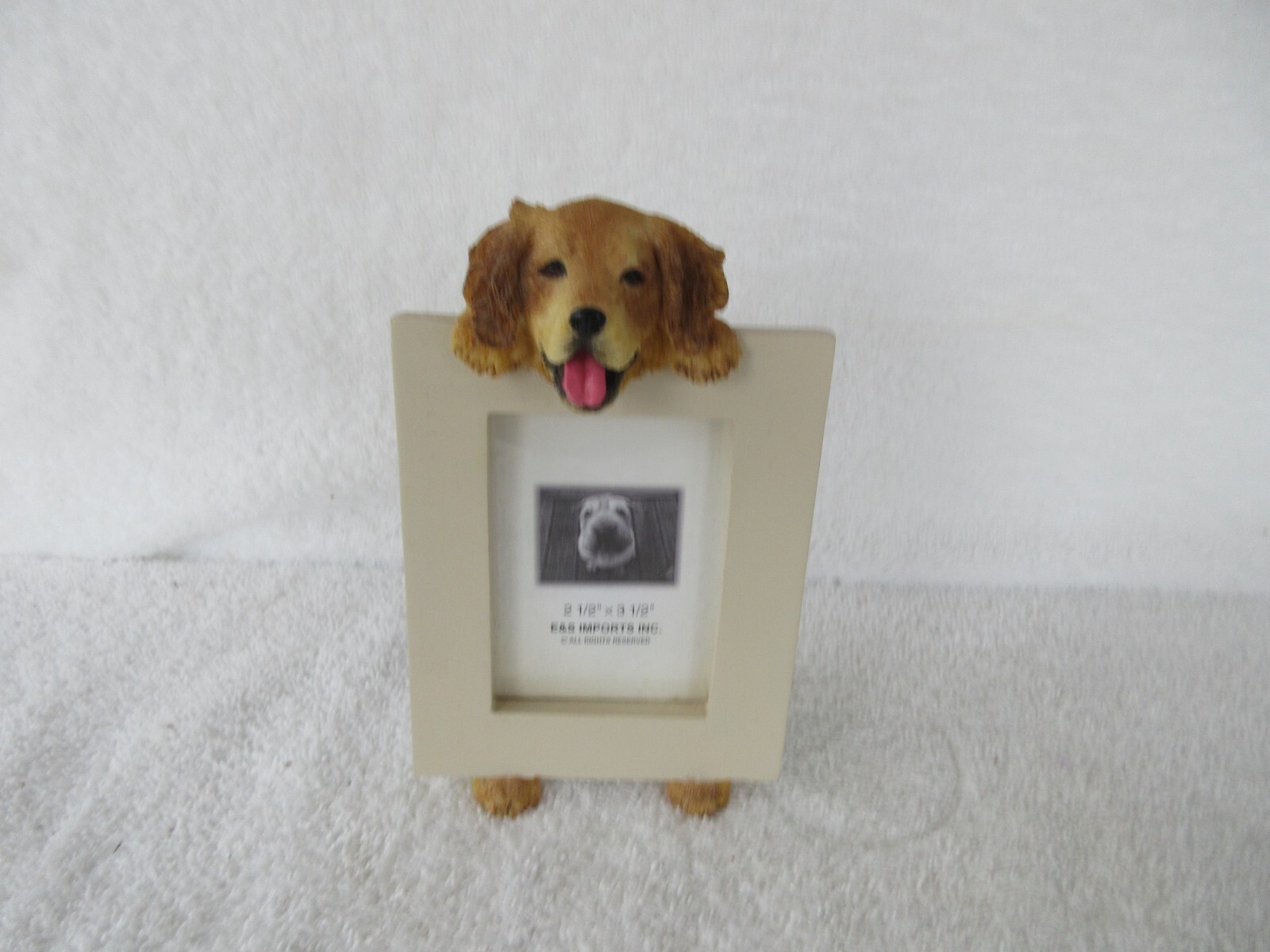 Golden Retriever Dog Pet Tabletop Picture Frame 2.5″ X 3.5″ E & S Imports Inc.