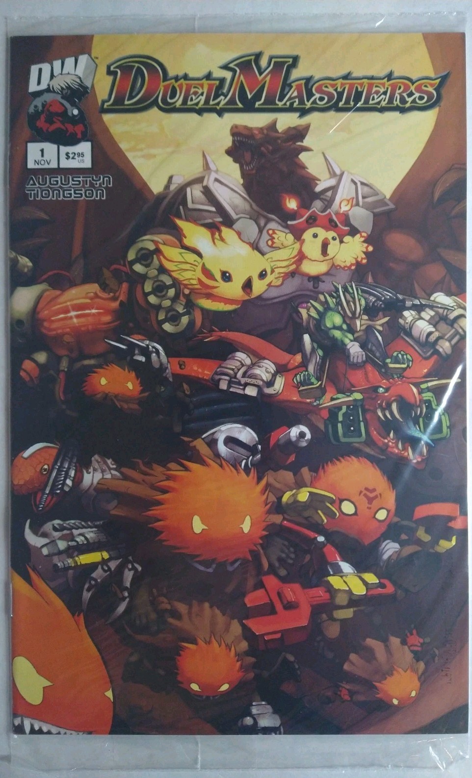 Dreamwave Productions Duel Masters #1 Fire Cover Polybagged with Japanese Card