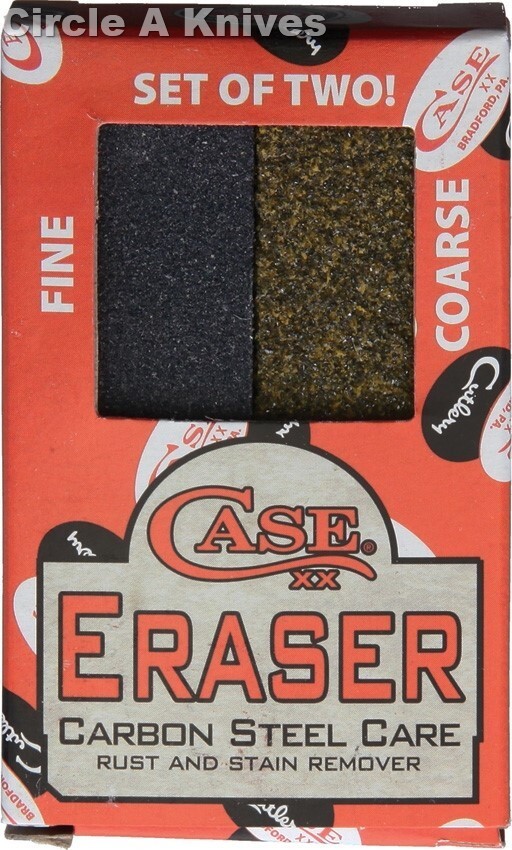 CASE XX RUST ERASER SET – FINE & COARSE #CAE01 – MADE IN GERMANY