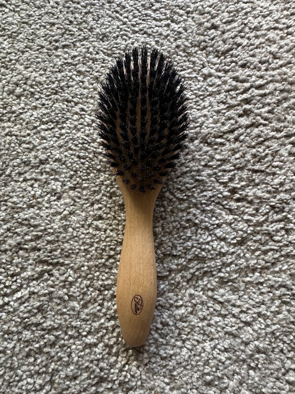 Vintage Fuller Brush Used Natural Bristled Hairbrush #514 Pure Boar Bristle