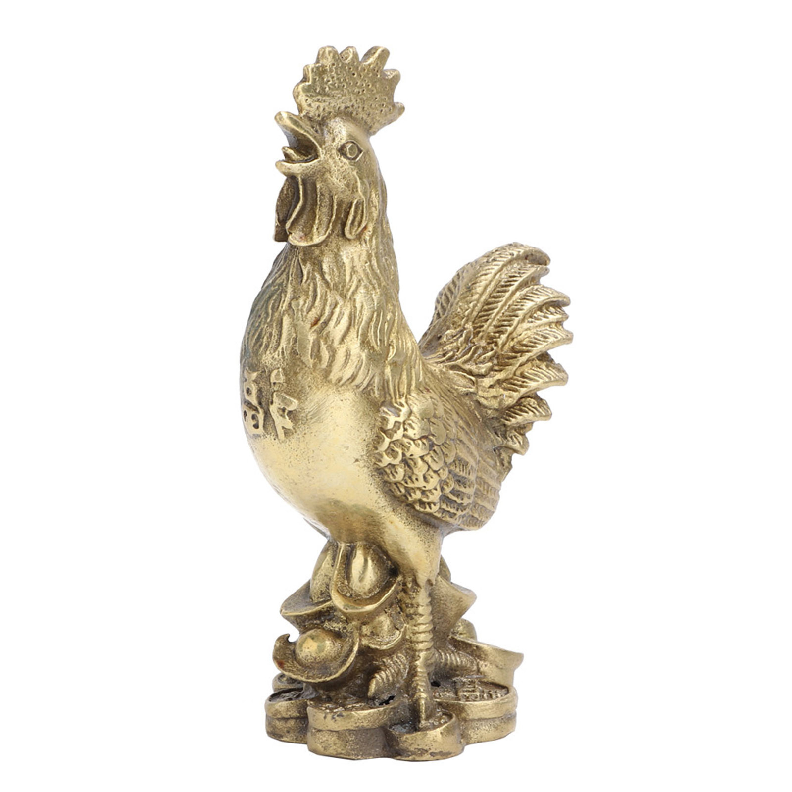 Best Pure Brass Rooster Chicken Symbol Of Luck And Wealth In Geomantic Omen