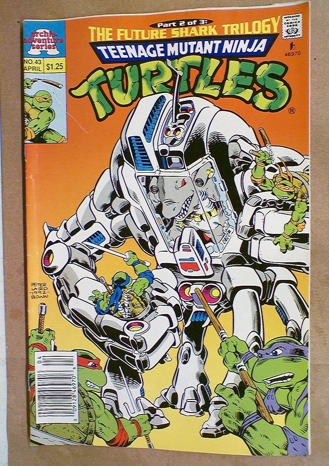Teenage Mutant Ninja Turtles Adventures #43 ARCHIE COMICS Future Shark Trilogy