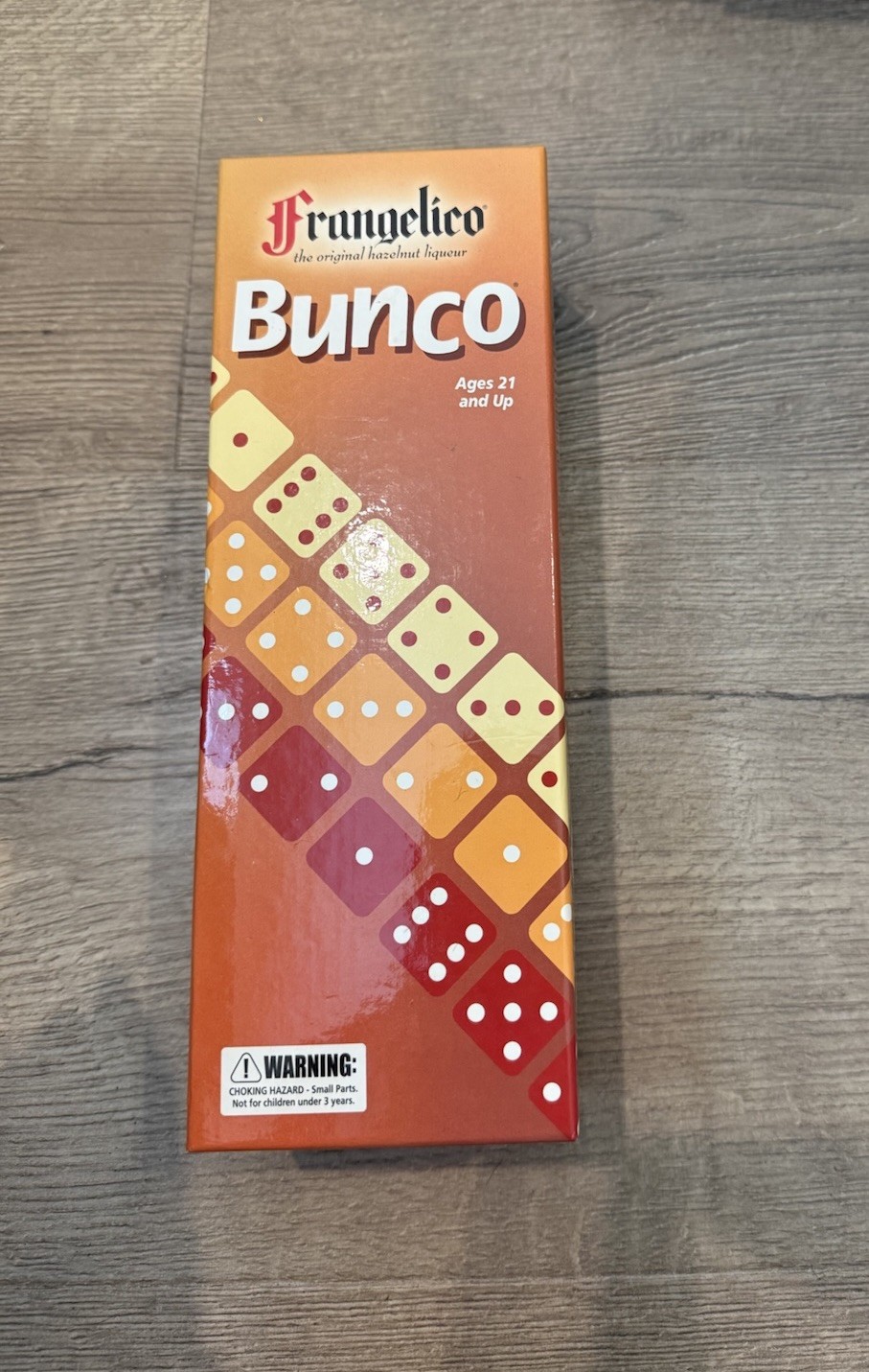 Frangelico Bunco Dice Game Set Promo Collectible Advertising Ages 21+