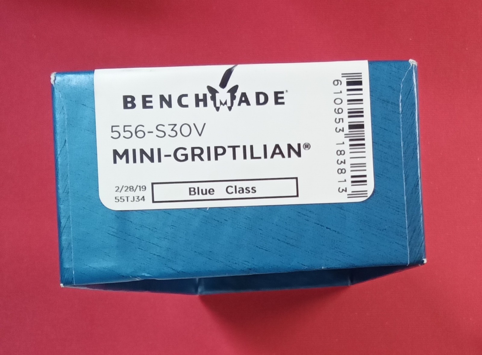 BENCHMARK Mini-Griptilian MEL PARDUE Design 556-S30V Aluminum Scales