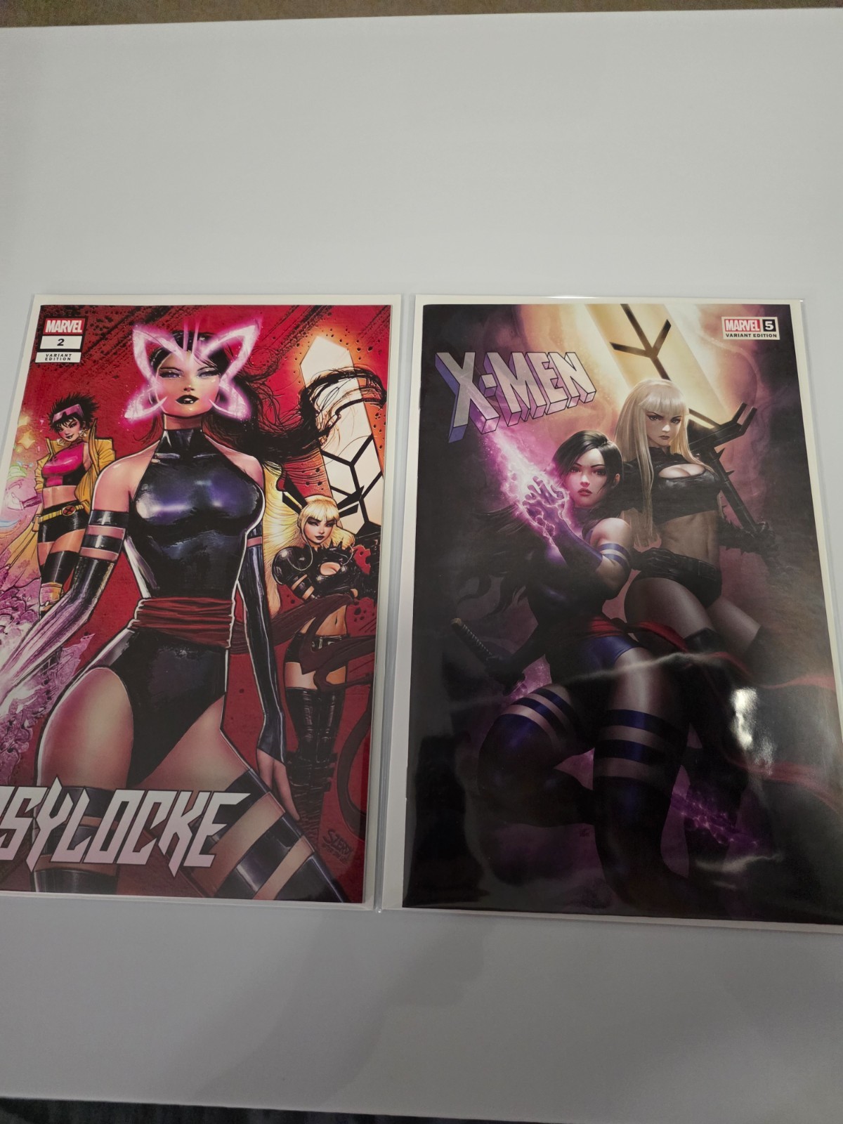 Psylocke Magik X-Men 2 Comic Bundle Variant Edition Covers