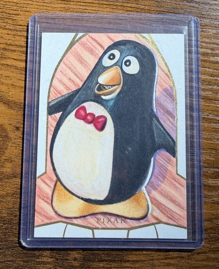 2025 Topps 30 Years Of Toy Story Wheezy 1/1 GOLD SKETCH by Semra Bulut (Auto)