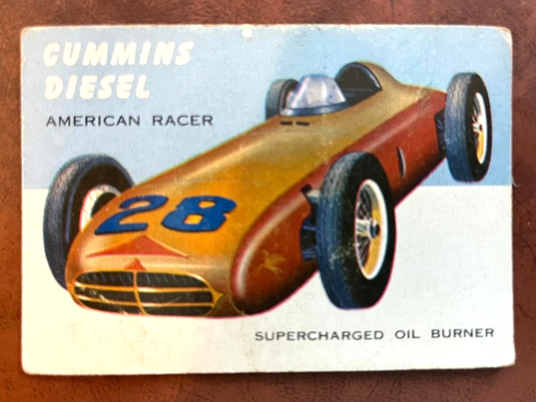 WORLD ON WHEELS 1954 TOPPS CARDS – YOUR PICK